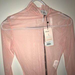 HOUSE OF CB- NWT pink body suit